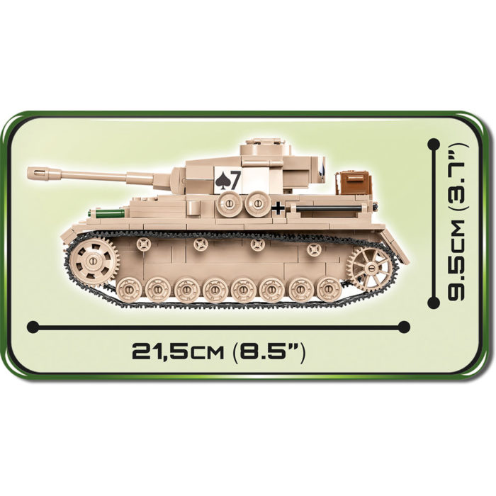 Cobi 2246 Panzer IV sideview