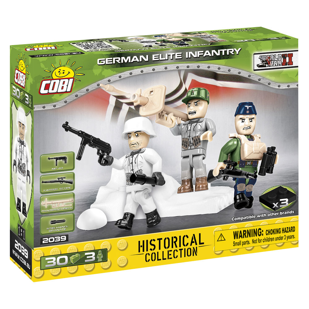 Soldat Allemand WW2 avec arme, compatible Lego, neuf, faites des