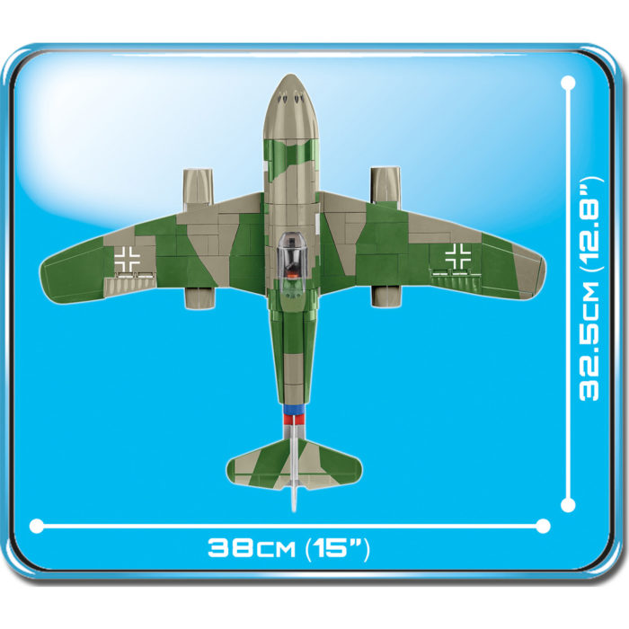 Cobi 5721 Messerschmitt Me 262 topview